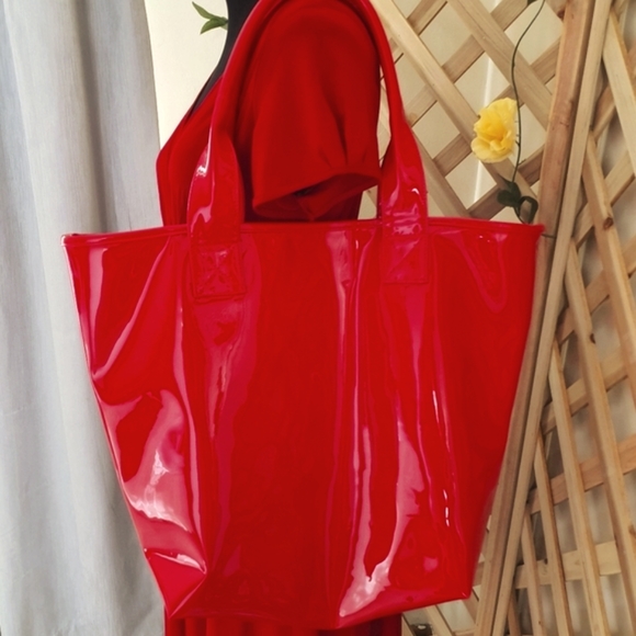 Seafolly Red Beach Bag Tote (CLEARANCE SALE) - Picture 7 of 16